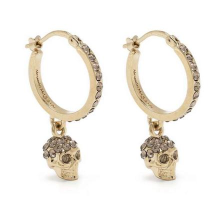 Alexander McQueen Earrings Gul, Dame Øreringe, Størrelse: ONE Size