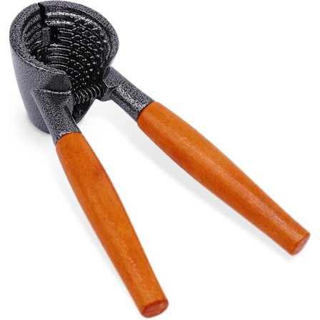 Nøtteknekker for tung bruk - Pecan, Valnøtt, Tang - Åpnerverktøy med trehåndtak