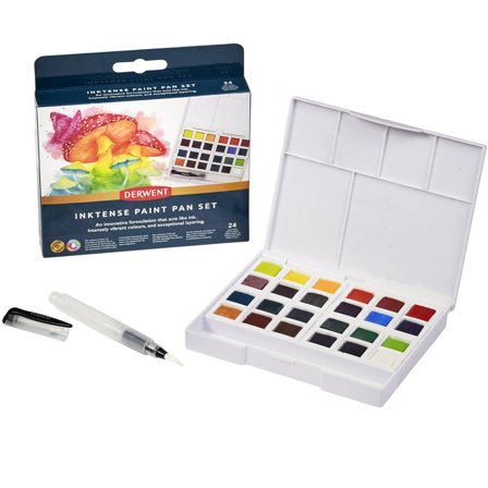 Inktense Watercolour 24 Half pans