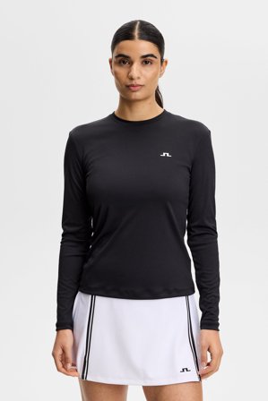 J.Lindeberg - Ada LS T-shirt - Tennis - Black - Women - M