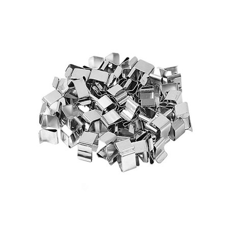 50 stk. Metal Julelys Krog til Tagrender, Julelys Ophængsklips Udendørs Sæsonbelysning Kroge, Julelys Klips Julelys Tagrendskroge