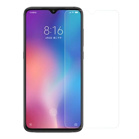 Xiaomi Mi 9 rundet kant tempereret glas skærmbeskytter