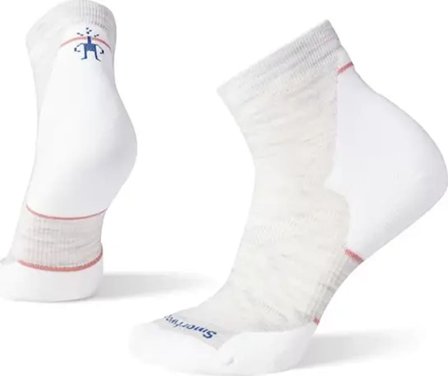 Smartwool Women's Run Targeted Cushion Ankle Socks Women workout socks White 34-37