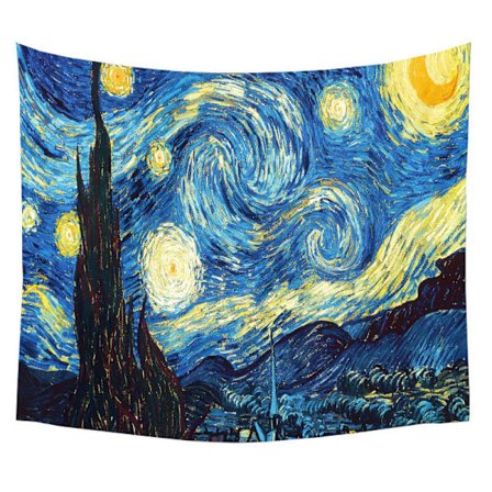 omnihabits Gobelin, Væg tæppe, Væg gobelin, Vægophæng med H