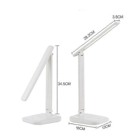 LED skrivebordslampe til læsning i et studenterværelse X8 model, der skal tilsluttes uden batterier, med lysdæmper og farvekode