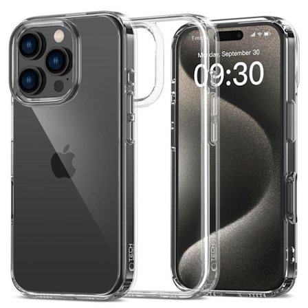 Tech-Protect Mobilskal till iPhone 16 Pro Flexair Hybrid - Clear