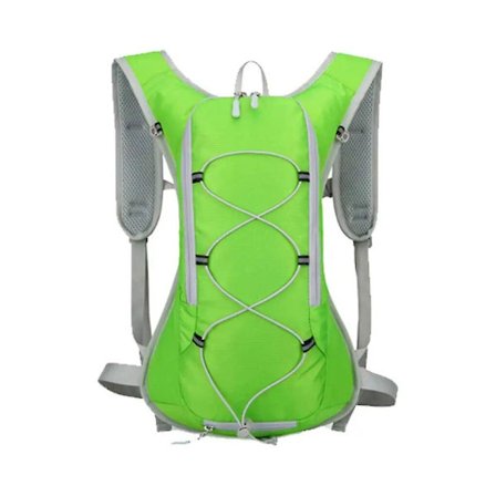 Løpevest Bag Sammenleggbar Pustende Ridesekk Blære Ryggsekk Utendørs Sport Fjellklatring Sykkel Blå