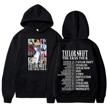 Taylor Swift Hoodie Genser Trykt Huvtrøye Pullover Genser Topper Voksenkolleksjon Presenter hoodie-AMS S