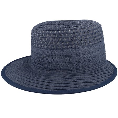 Seeberger - Blauw straw Hoed - Paper straw Swallow Blue Straw Hat @ Hatstore