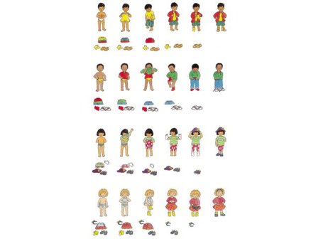 Pussel, påklädningstema - Lyreco - Skola och förskola - Lekmaterial - Pussel - Askpussel