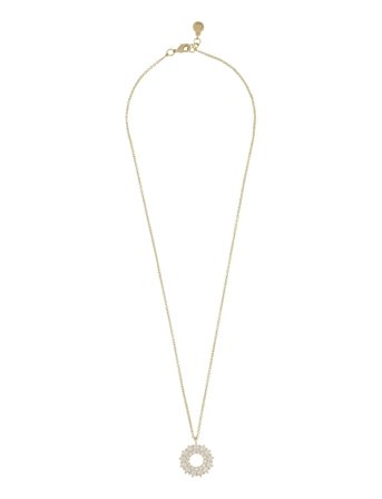 Trinnie Pendant Neck 45 G/Clear - 45 Cm Gold SNÖ Of Sweden