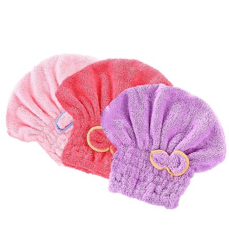 Hiustenkuivauspyyhe 3 kpl, Nopeasti Kuivuva Mikrokuituhiustenkuivauspyyhe, Super Imeytyvä Hiustenkuivauspyyhe Kääre