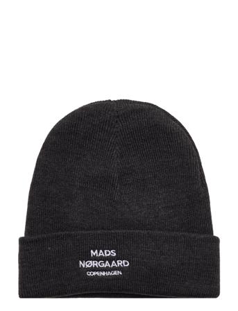 Isak Logo Ambas Beanie Black Mads Nørgaard