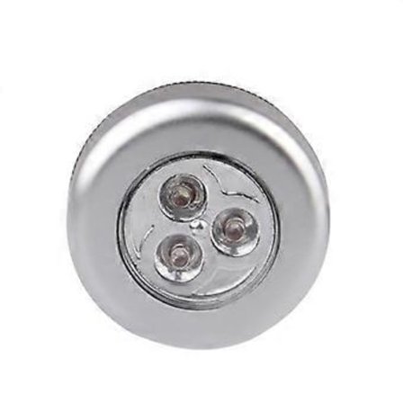 3 LED Skap Bokreol Nattlys Med Berøringssensor Kjøkken Trådløs LED Vegglampe