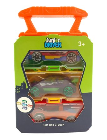 AMO Junior Driver 3 Pack Display Box With Car - Orange - ONE SIZE
