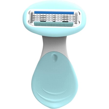 4 Lady Safty Ansiktsbarbering med PP-boks Gave til Kvinner Menn Kvinner Trippel