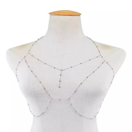 Underkläder Chain Chest BH Chain SLIVERC C