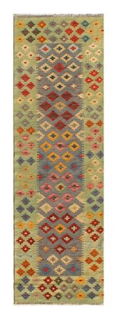 Handgewebt Kelim Afghan Old Stil Teppich 77X247