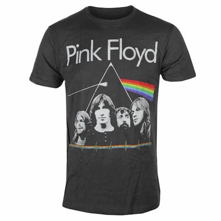 Pink Floyd Unisex Vuxen DSOTM Band & Pulse T-Shirt L Kolgrå