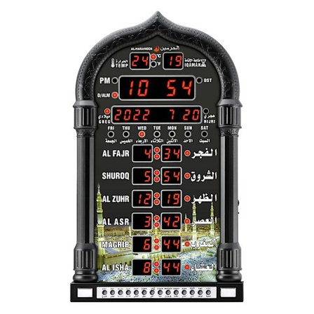 Azan Ur, Bedetids-bordur, muslimsk digital alarm, ha-4008