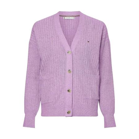 Tommy Hilfiger Cardigan Lilla, Dame Cardigans