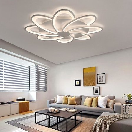 53cm Taklampe LED Stue Soverom Blomst Lampe