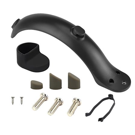Mudskjerm for Xiaomi M365 Elektrisk Scooter - Støtte Ramme og Bakskjerm