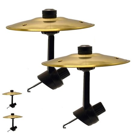 2-Pack Bildekoration med Cymbal – Rolig Luftventil Dekoration för Bilen som Skapar Ljud