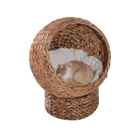 Rootz Cat Cave - Ruskea - Metalli, Puuvilla - 16,53 cm x 12,99 cm x 20,47 cm