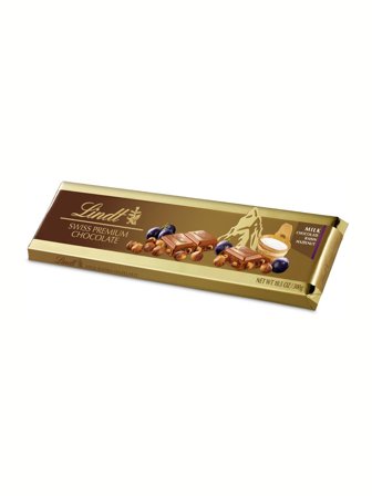 Lindt Tafel Gold Milk Raisins & Nuts 0.3kg