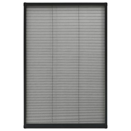 Vidaxl Plisserat Insektsnät För Fönster Aluminium Antracit 60x16 Antracit