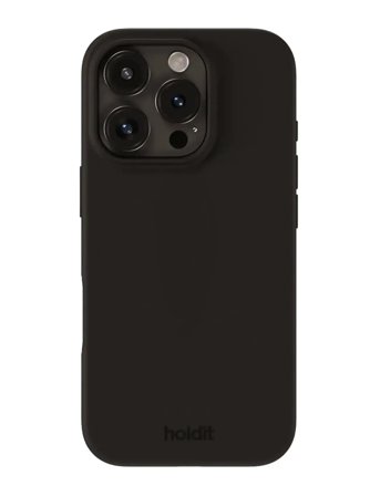 Holdit Silicone Case Black - Black - IPHONE 16PRO MAX