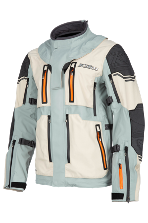 Motorradjacke Klim Adventure Rally Schiefergrau/Peyote S