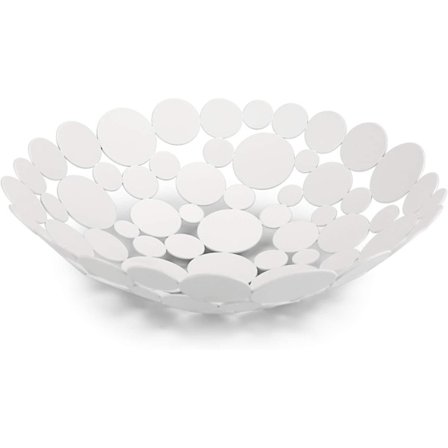 Metall Fruktskål Korg Kreativ Bordsdekoration Fruktställ Dekorativ Bänkskiva Frukthållare För Köksbänk, Järn Stor Fruktfat Rund St