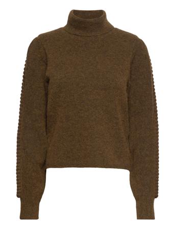 Ava Knit Kilpikonnakaulus Poolopaita Ruskea MAUD