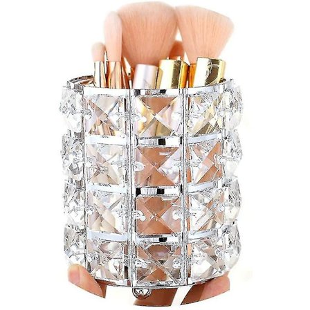 Käsintehty Kristalli Meikkisiveltimenpidike Kulmakynän Kynäkuppi Keräily