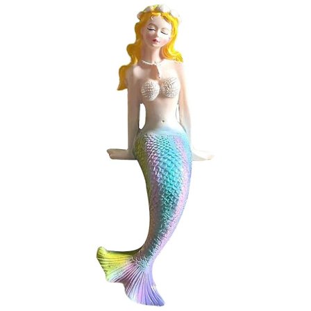 Mermaidskulpttuuri Resin, Merenneito-patsas Kotiin, Akvaariokoriste