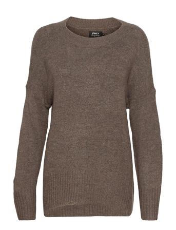 Onlnanjing L/S Pullover Knt Pullover Brun ONLY