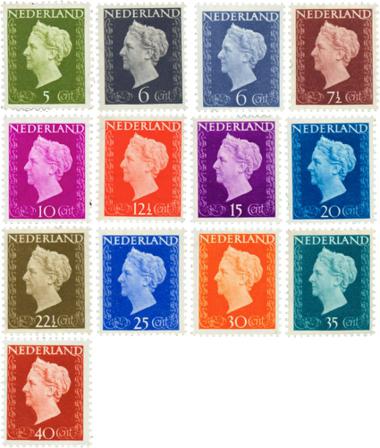 Holland 1947-1948 - NVPH 474-486 - Postfrisk