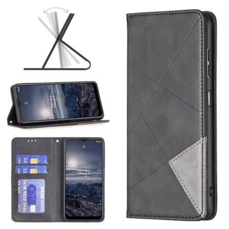 Plånboksfodral För Nokia G11/g21 Svart & Grå Mönster