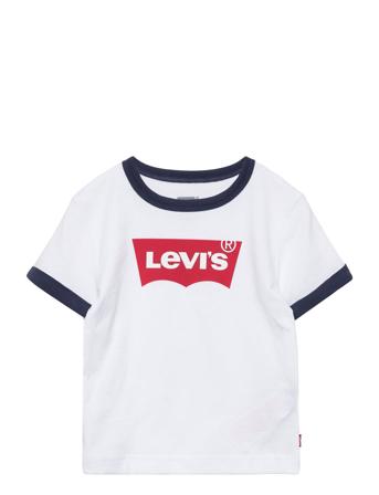 Batwing Ringer Tee T-shirts Short-sleeved Hvit Levi's*Betinget Tilbud