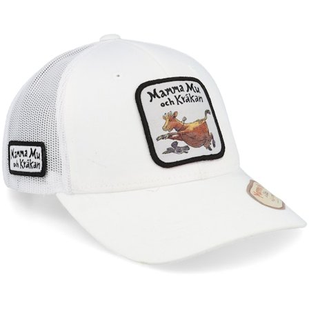 Mamma Mu & Kråkan - Wit trucker Cap - Kids Flyger White Trucker @ Hatstore
