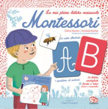 Le mie prime lettere maiuscole Montessori. Ediz. a colori. Con 26 Carte Céline SANTINI