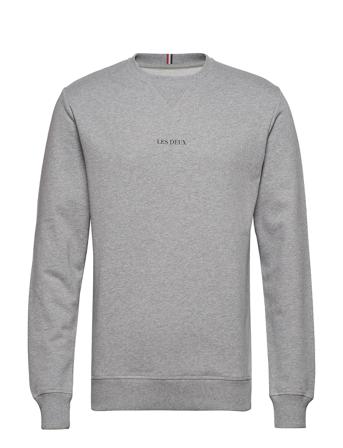 Lens Sweatshirt Sweatshirt Trøje Grå Les Deux
