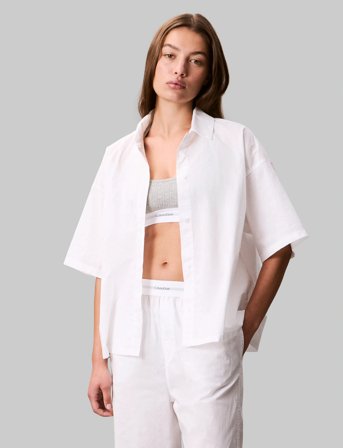 Calvin Klein S/S Button Down - White - XL