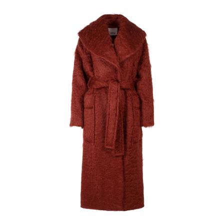 Erika Cavallini, Coat P2Wn 03 Brązowy, Kobieta, Rozmiar: S