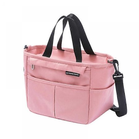 Small 7L Lunch Bag Waterproof Picnic Bag Lunch Insulated Bag Thermal Bag (Pink)