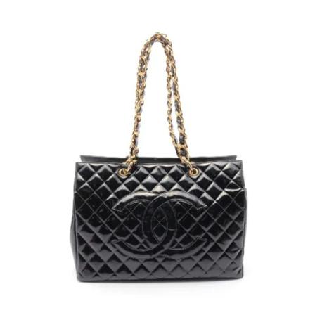 Chanel Vintage Pre-owned Shoulder Väska svart, Dam Vintage Väskor, Dam, Storlek: ONE SIZE