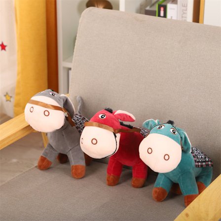 Åsna - nio tums plyschleksaker