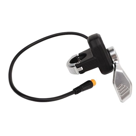 Elektrisk cykel tumgas snabb installation elektrisk skoter vänster hand gasreglage med vattentät kontakt